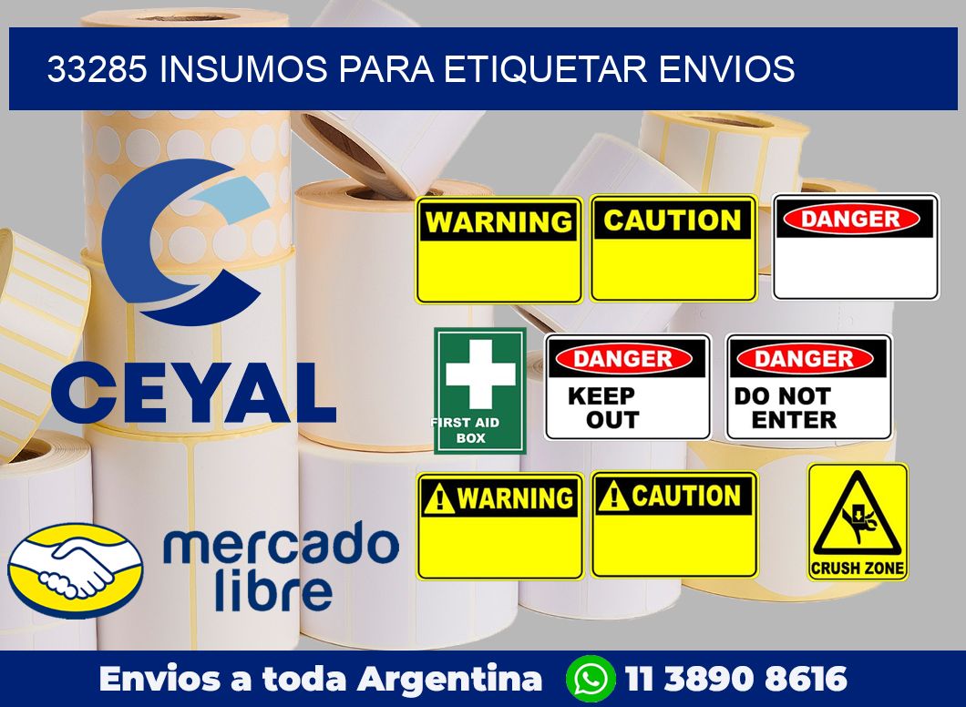 33285 Insumos para etiquetar envios
