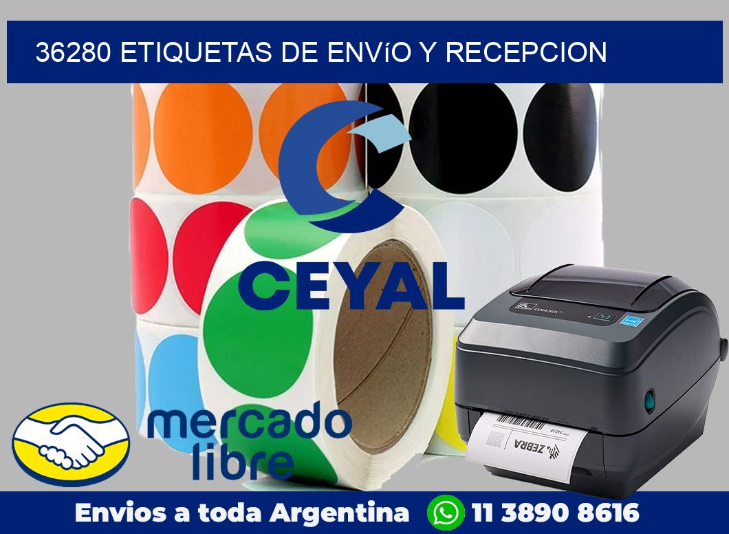36280 Etiquetas de envío y recepcion