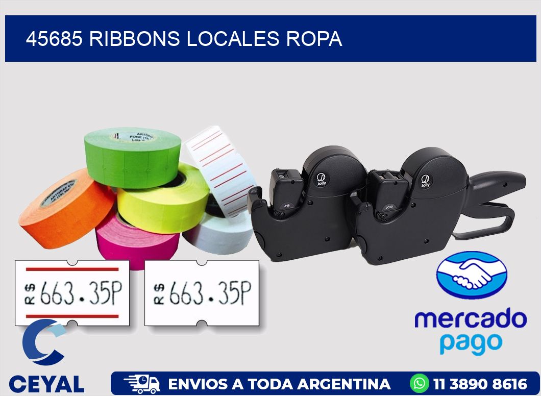 45685 ribbons locales ropa