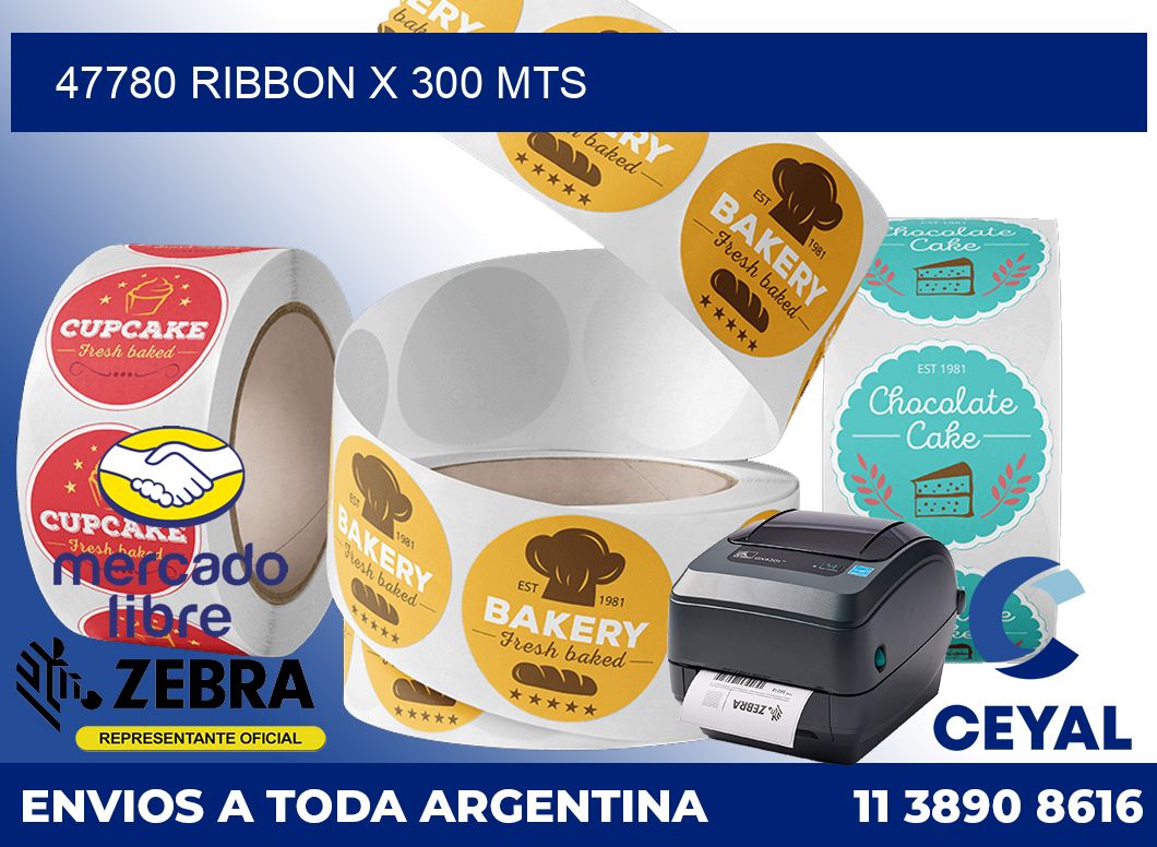 47780 ribbon x 300 mts