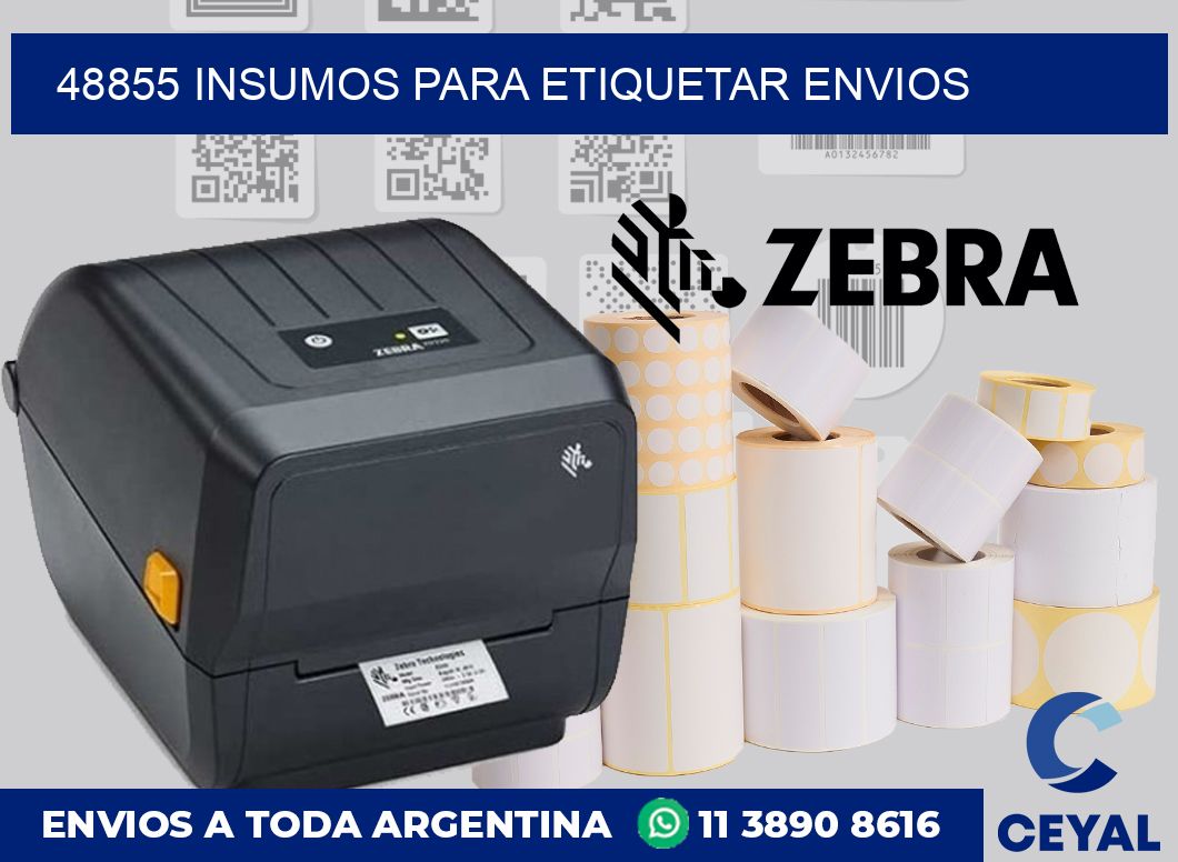 48855 insumos para etiquetar envios