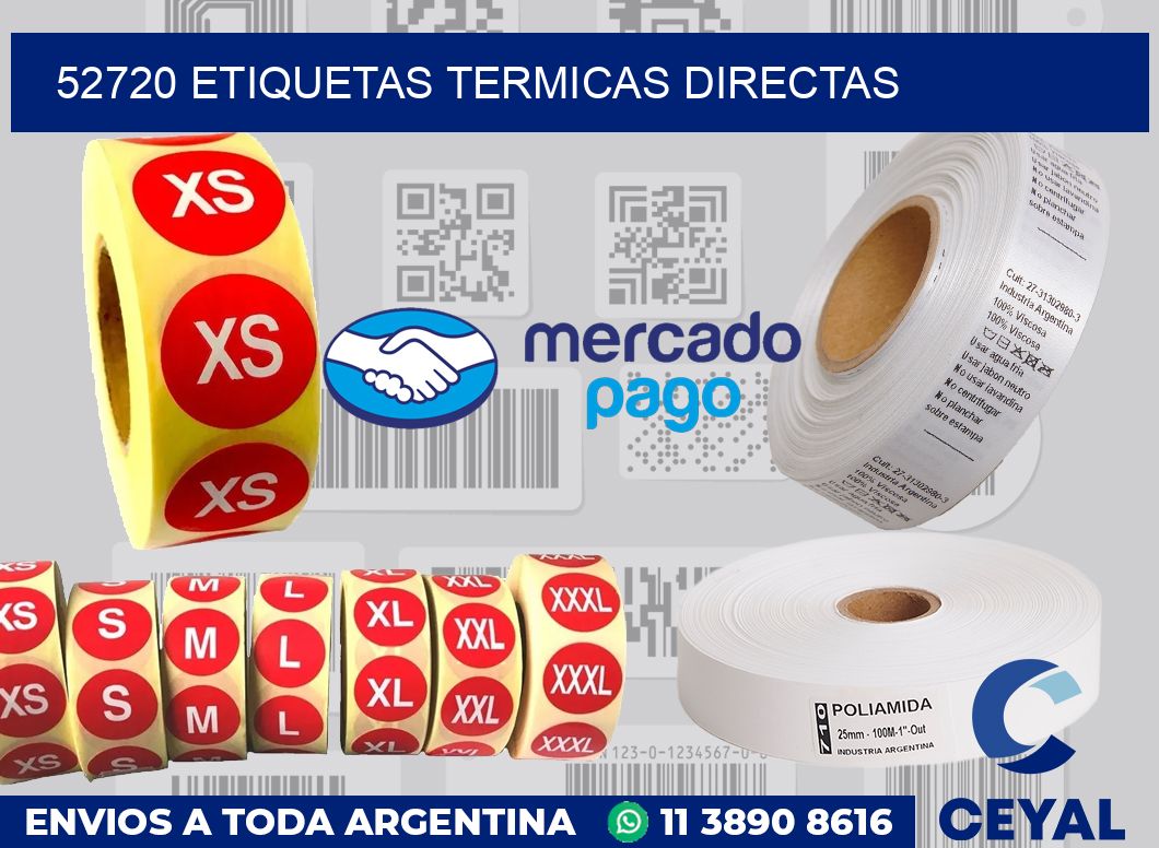 52720 Etiquetas termicas directas