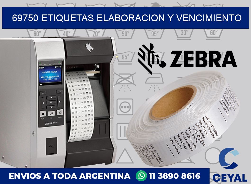 69750 Etiquetas elaboracion y vencimiento