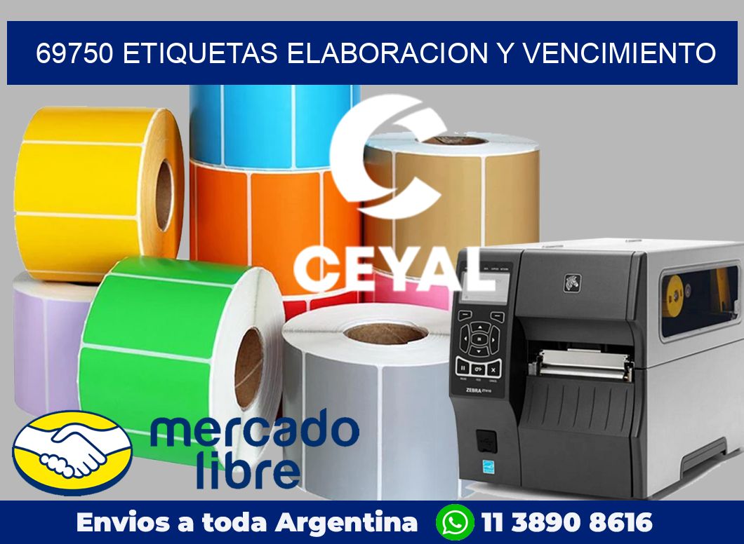 69750 Etiquetas elaboracion y vencimiento