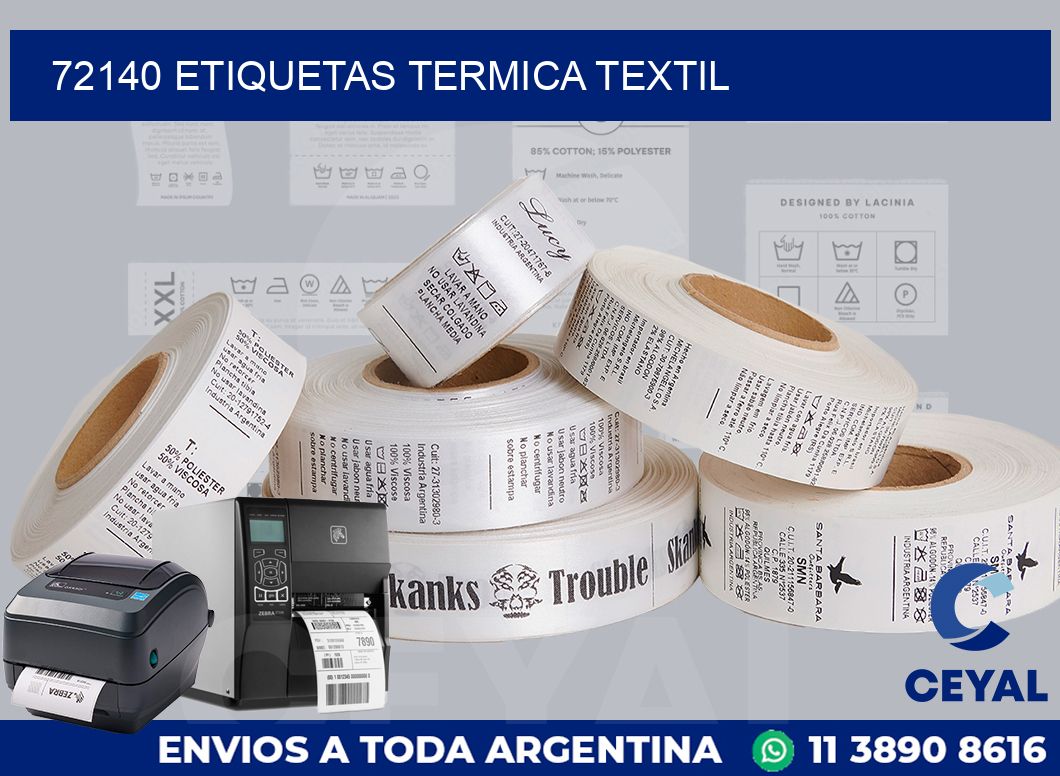 72140 etiquetas termica textil