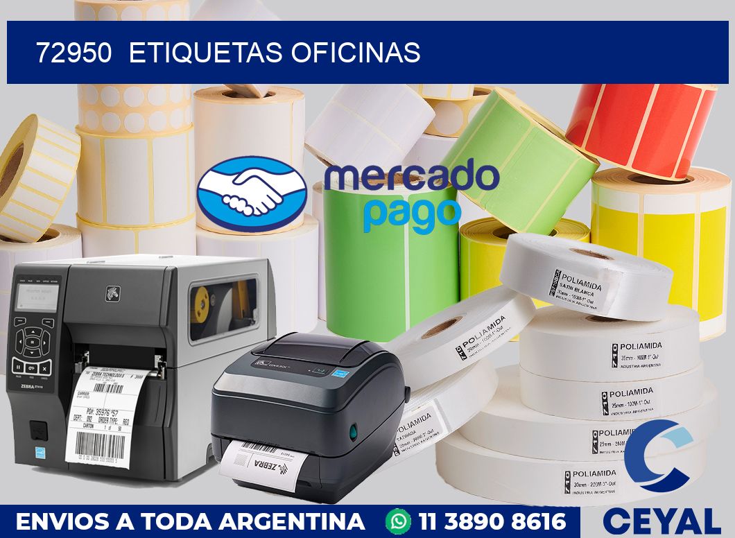 72950 Etiquetas oficinas