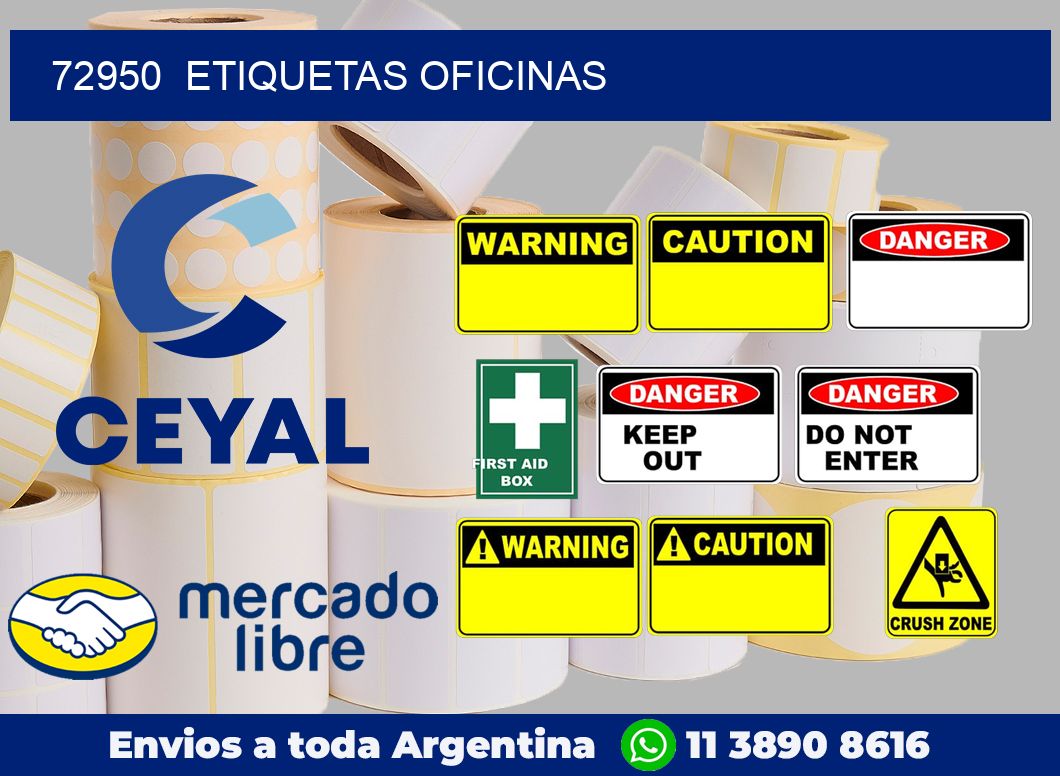 72950  Etiquetas oficinas