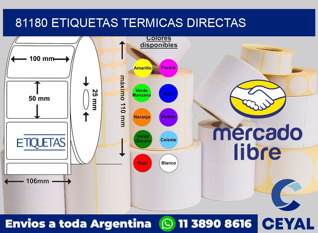 81180 Etiquetas termicas directas