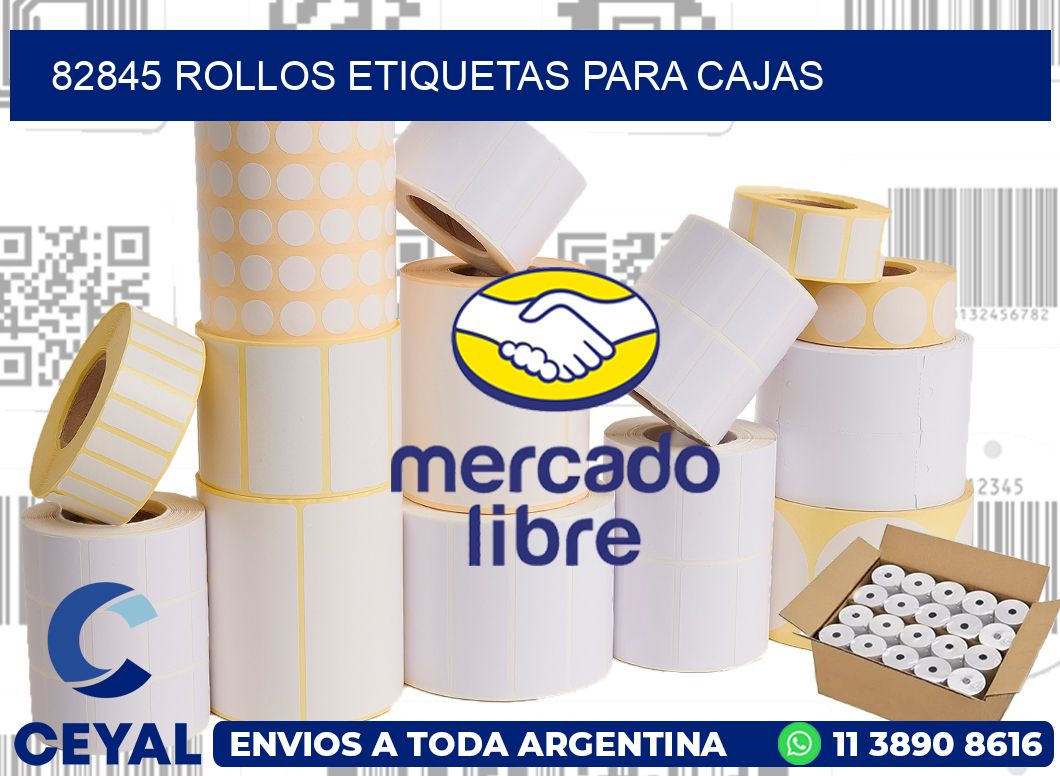 82845 rollos etiquetas para cajas