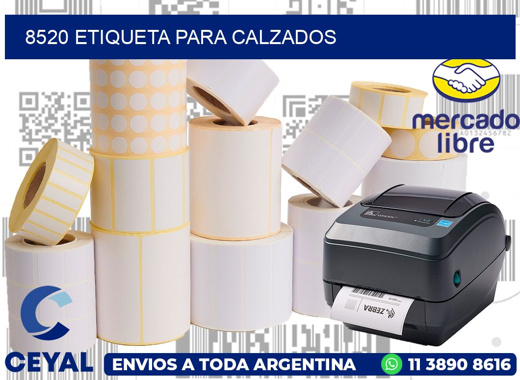 8520 Etiqueta para calzados