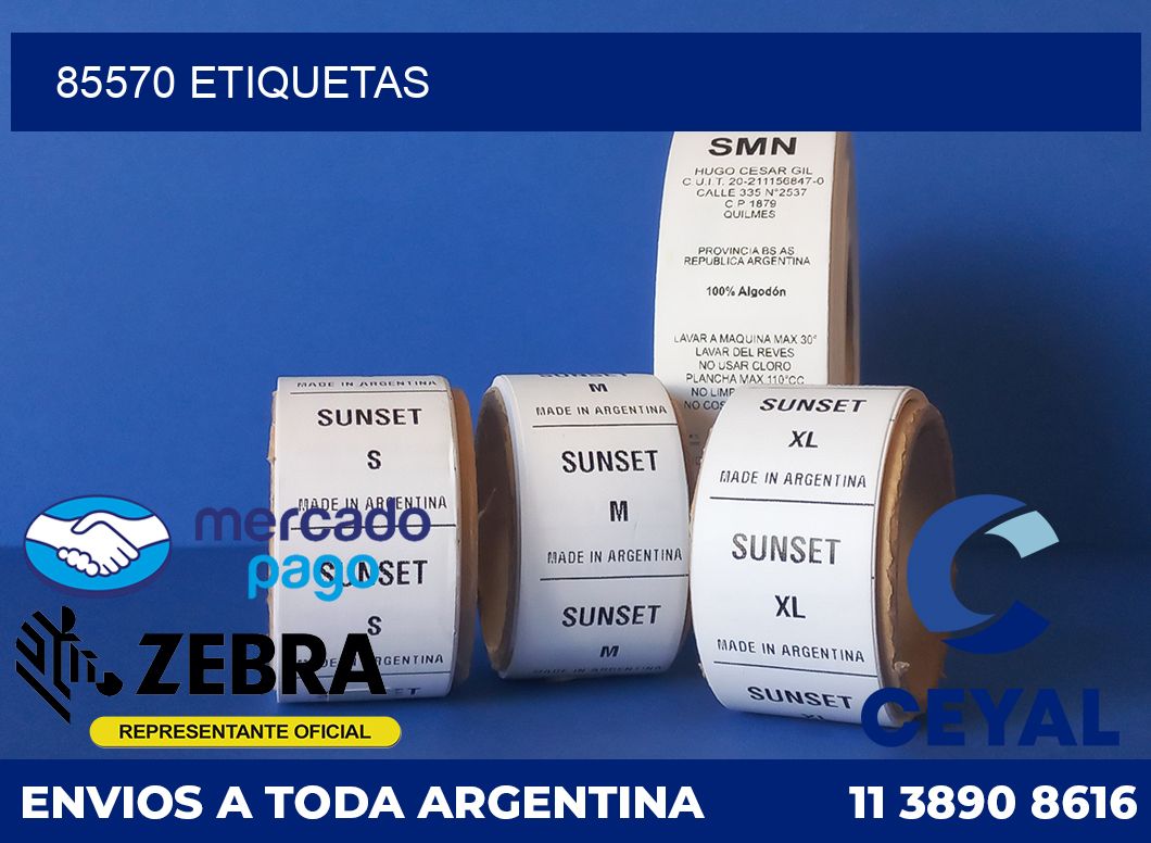 85570 etiquetas
