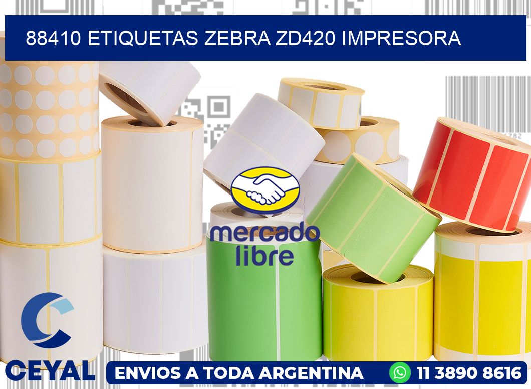 88410 etiquetas Zebra zd420 impresora