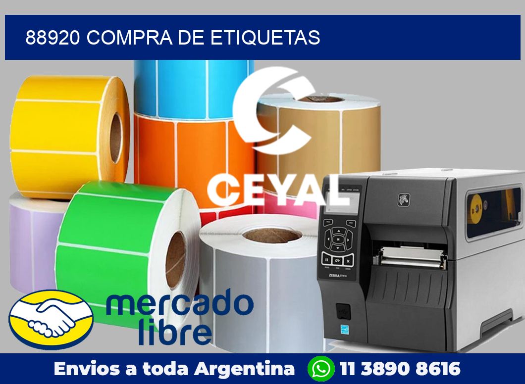 88920 Compra de etiquetas