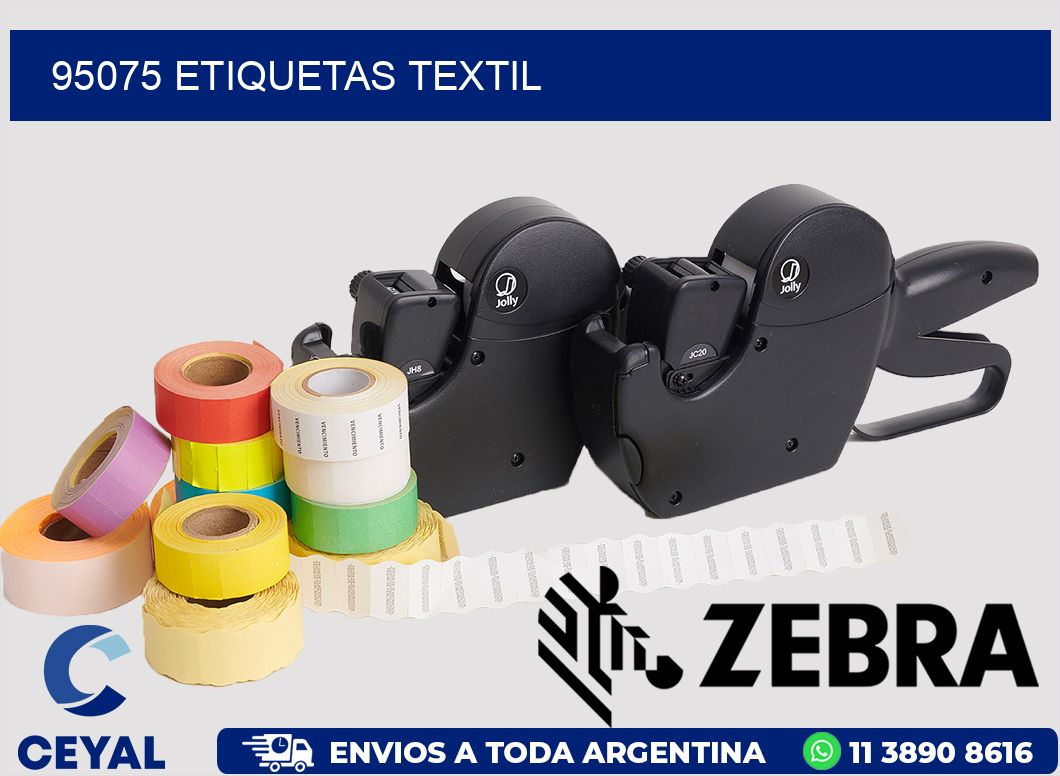 95075 etiquetas textil