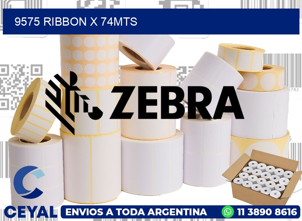 9575 ribbon x 74mts