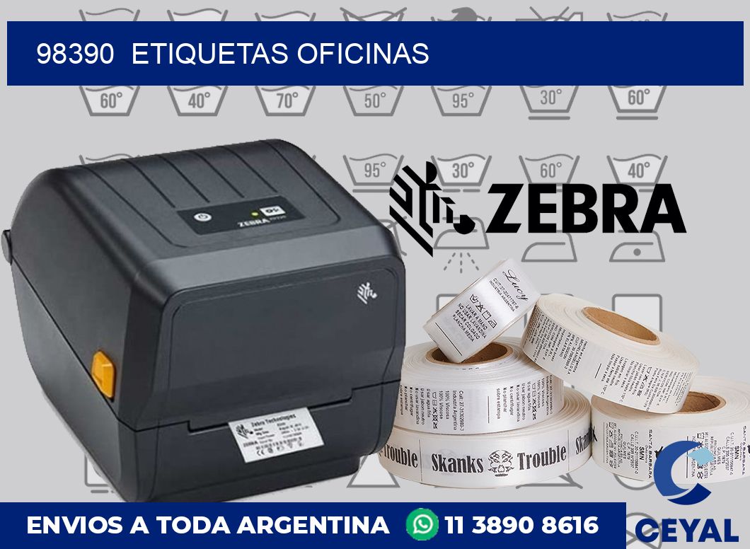 98390  Etiquetas oficinas