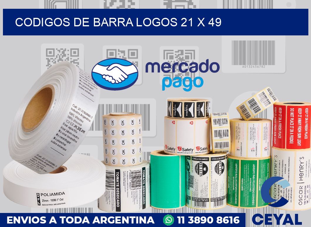 Codigos de barra logos 21 x 49
