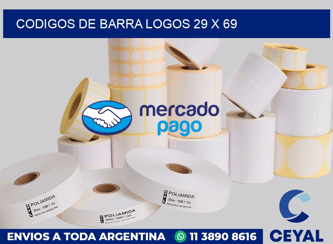 Codigos de barra logos 29 x 69