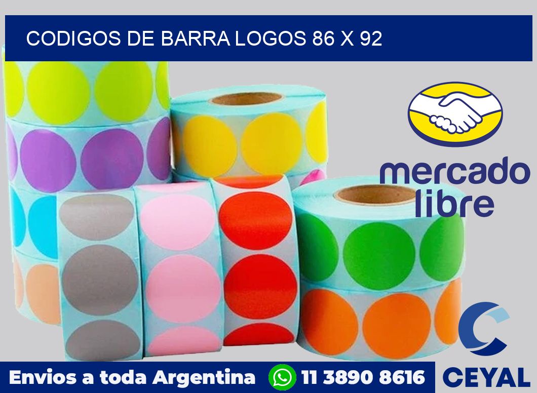 Codigos de barra logos 86 x 92
