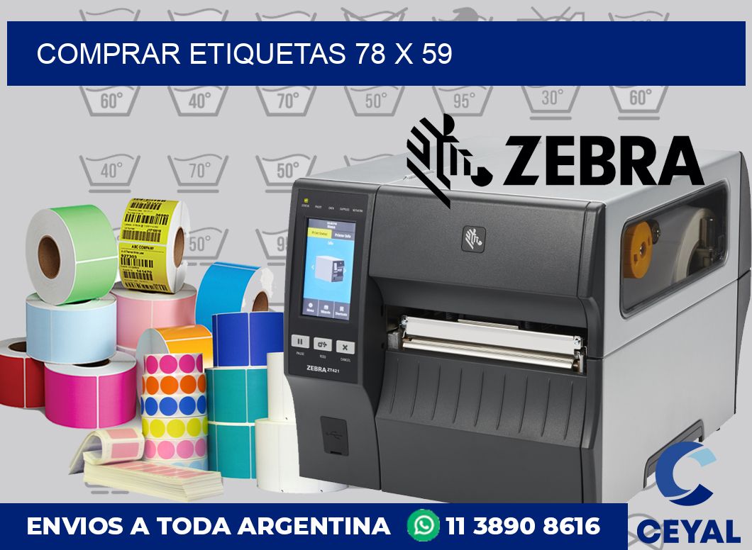 Comprar etiquetas 78 x 59