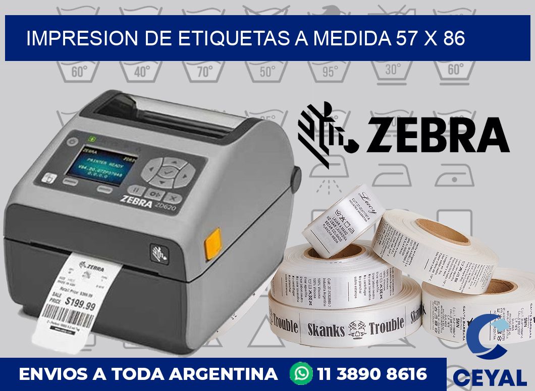 Impresion de etiquetas a medida 57 x 86