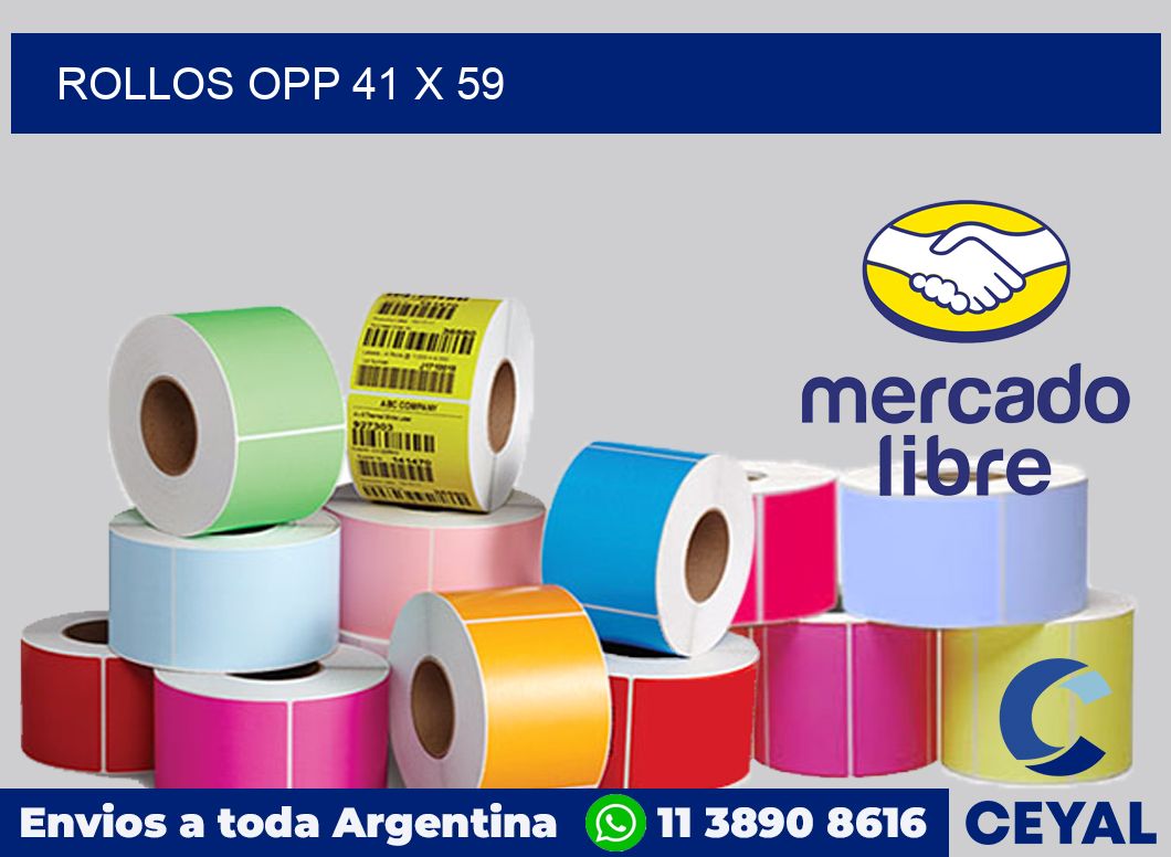 Rollos OPP 41 x 59