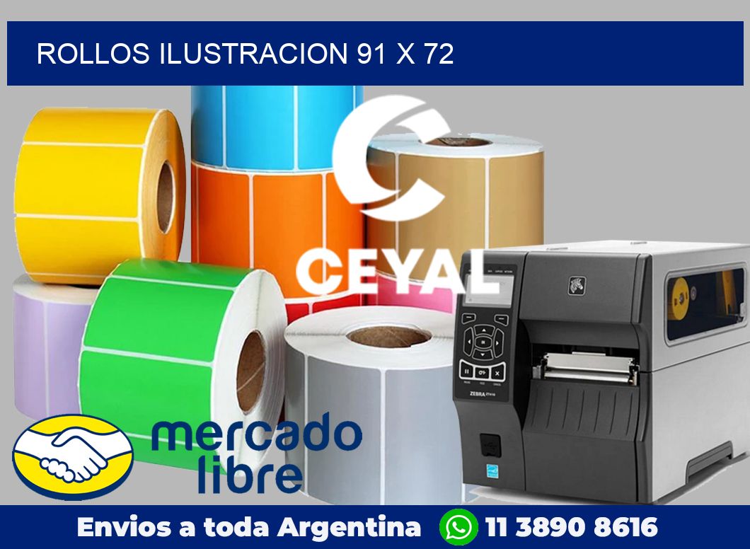 Rollos ilustracion 91 x 72