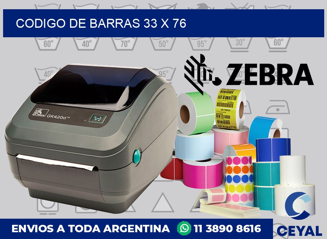 codigo de barras 33 x 76