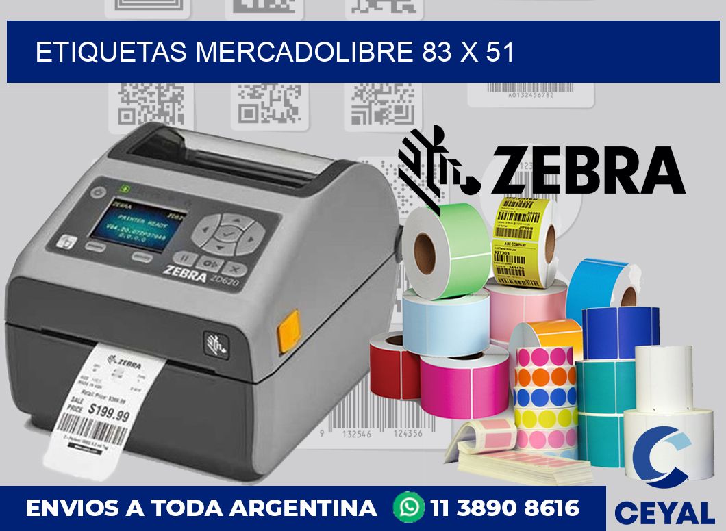 etiquetas mercadolibre 83 x 51