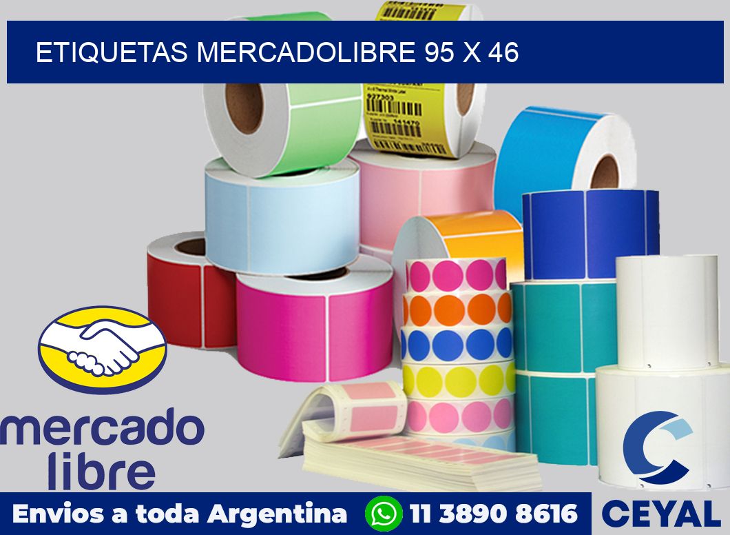 etiquetas mercadolibre 95 x 46