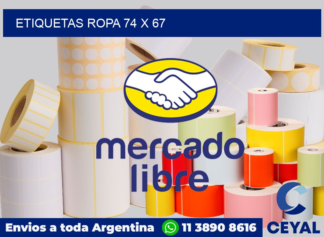 etiquetas ropa 74 x 67