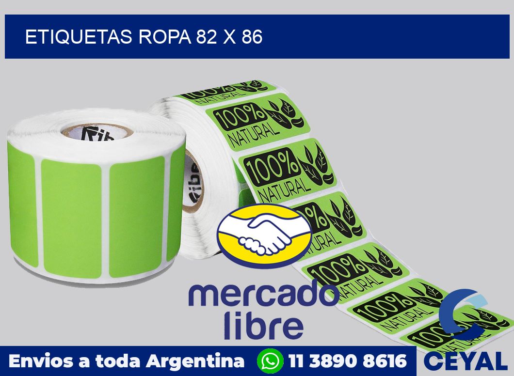 etiquetas ropa 82 x 86