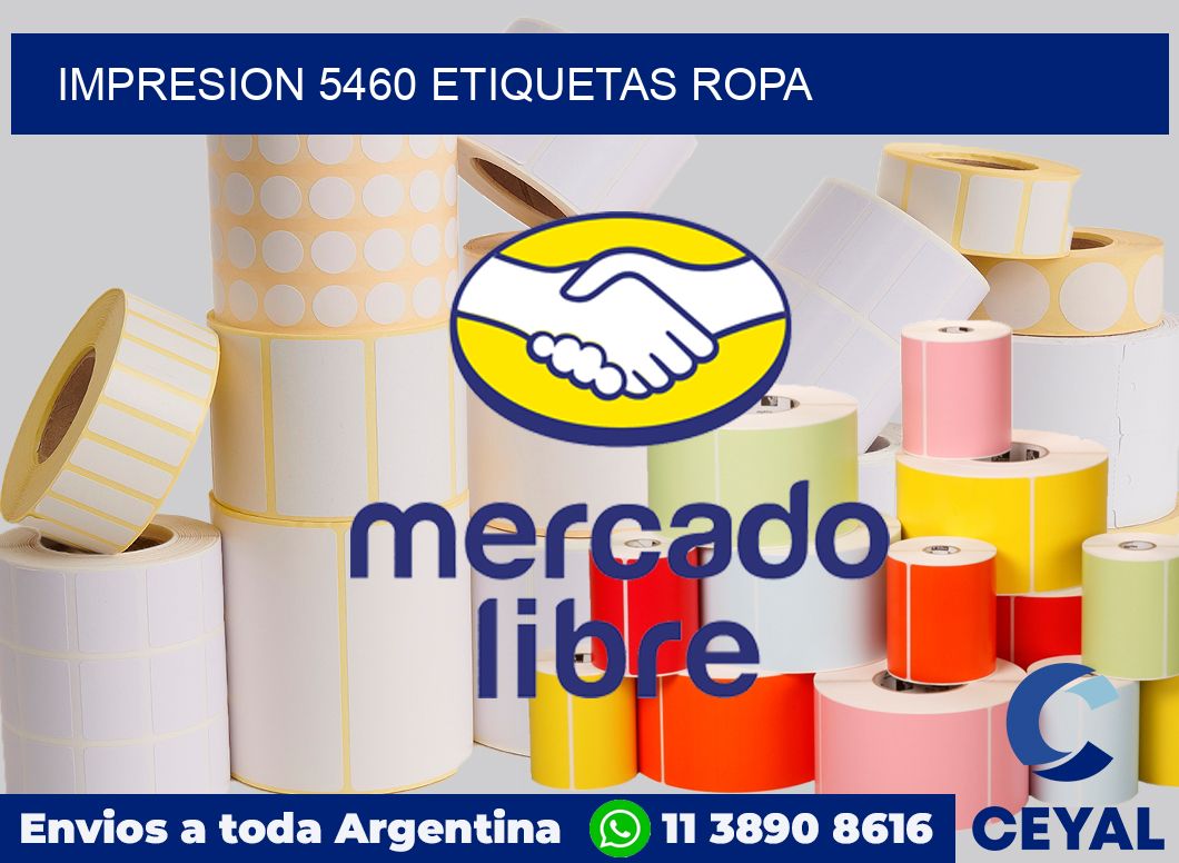 impresion 5460 etiquetas ropa