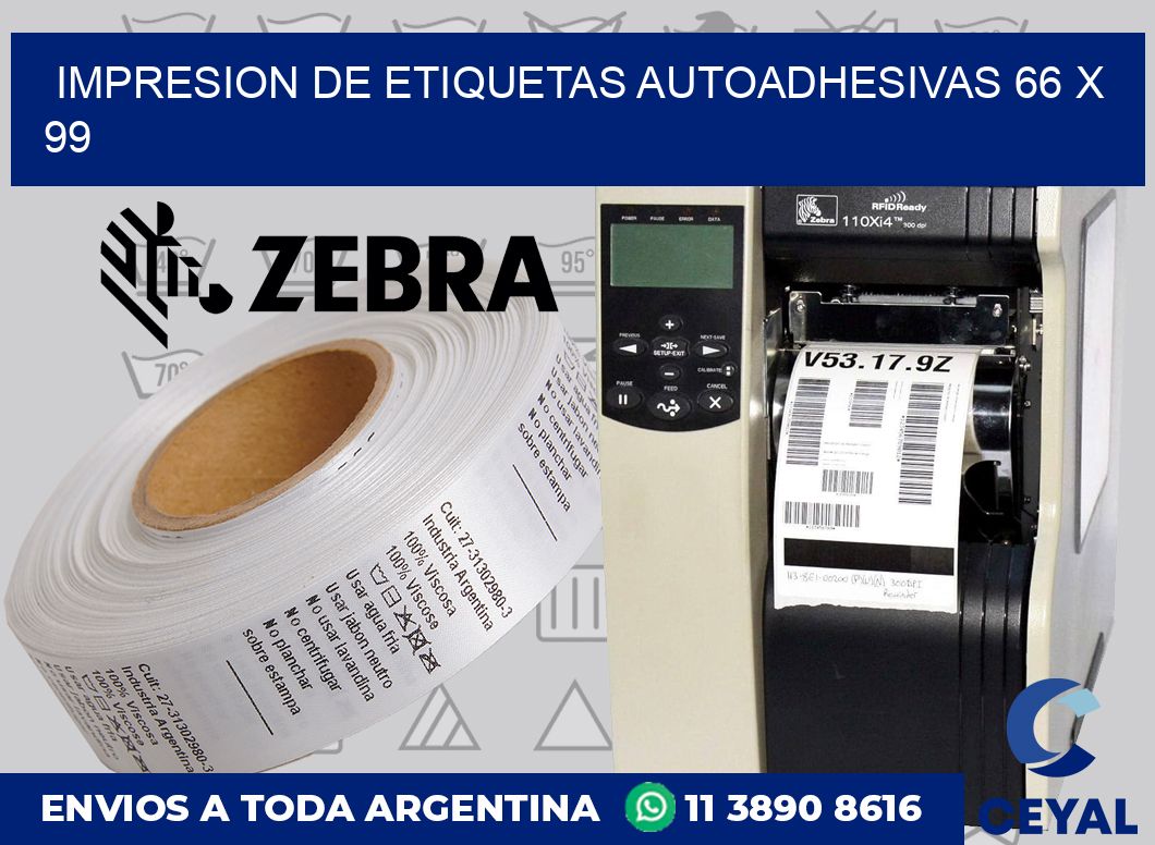 impresion de etiquetas autoadhesivas 66 x 99