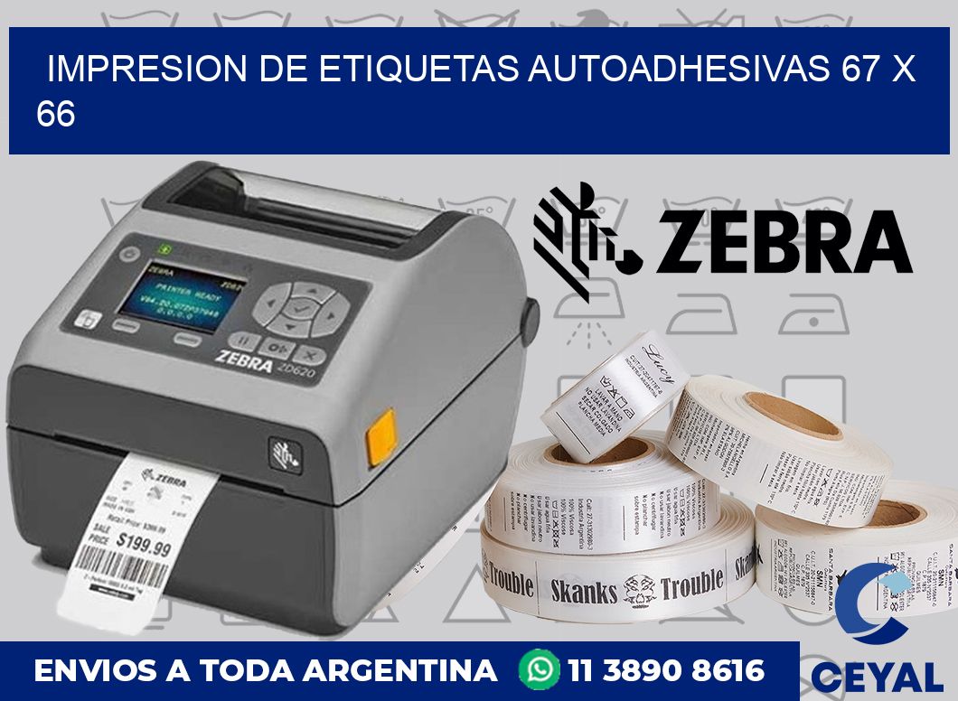 impresion de etiquetas autoadhesivas 67 x 66