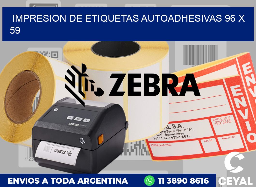impresion de etiquetas autoadhesivas 96 x 59
