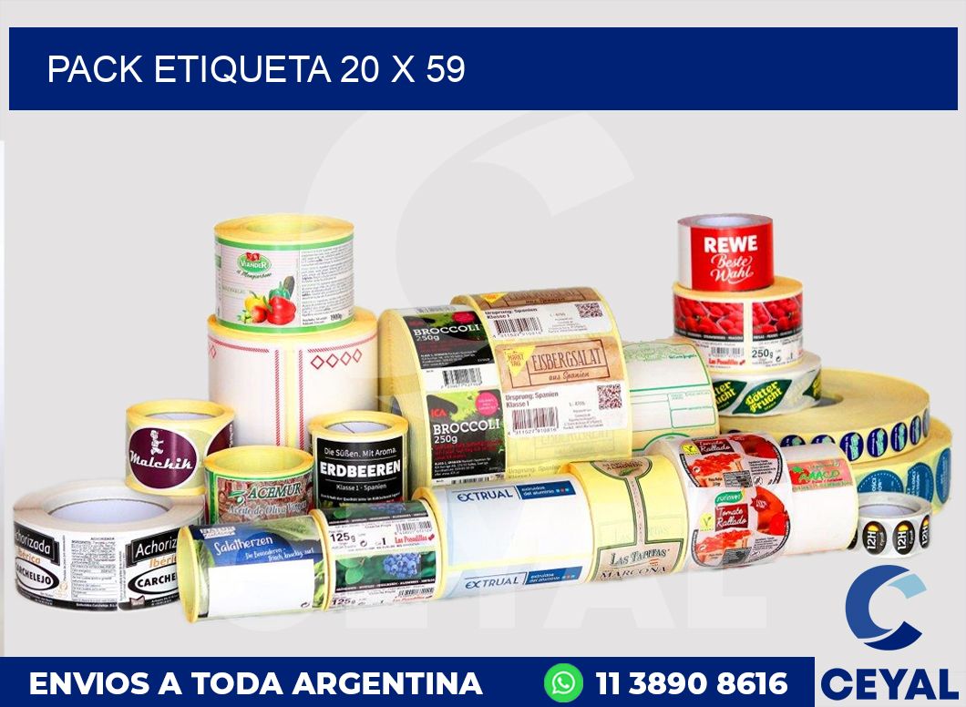 pack etiqueta 20 x 59