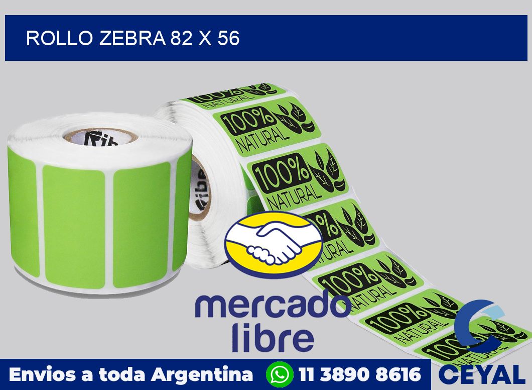rollo zebra 82 x 56