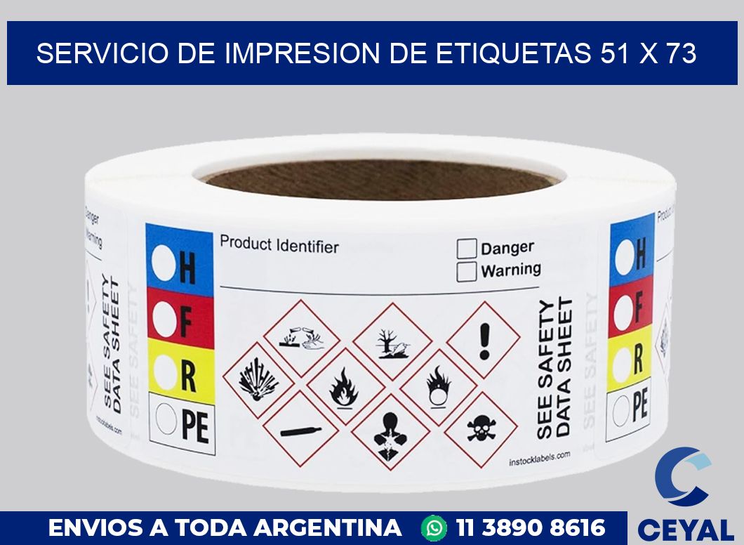 servicio de impresion de etiquetas 51 x 73