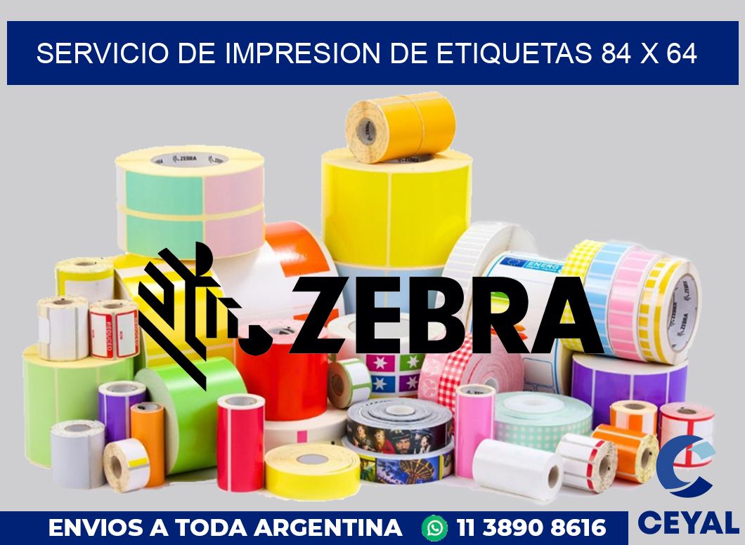 servicio de impresion de etiquetas 84 x 64