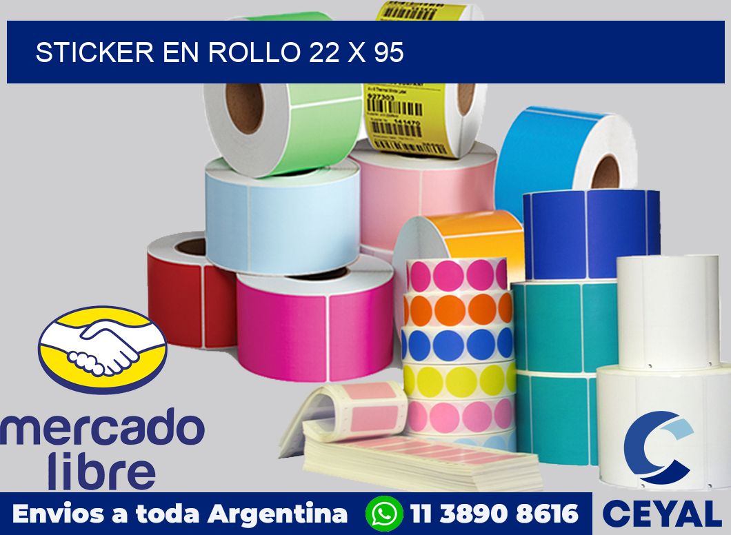 sticker en rollo 22 x 95
