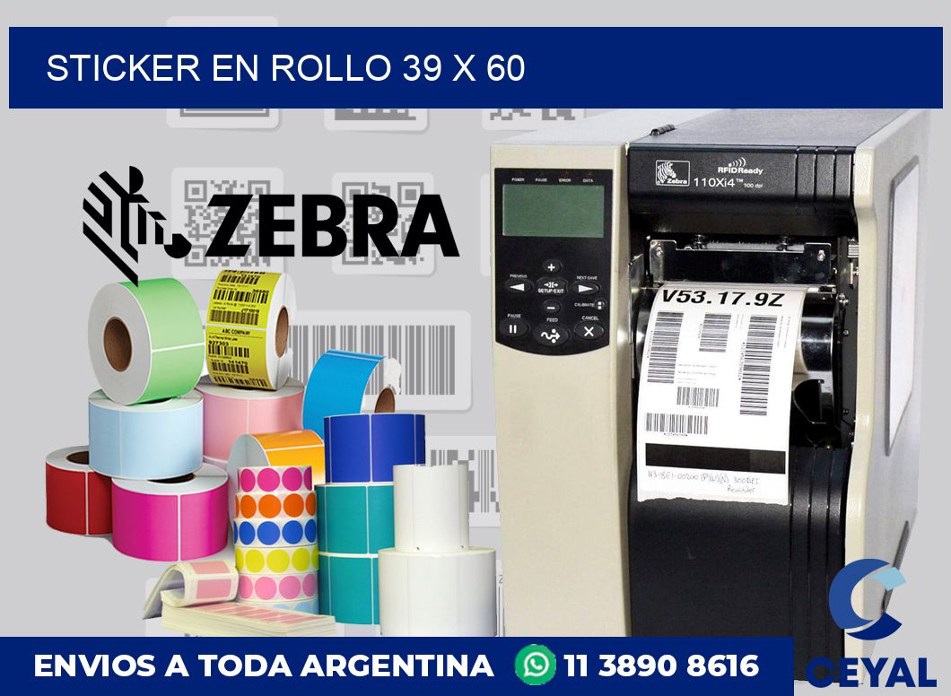 sticker en rollo 39 x 60