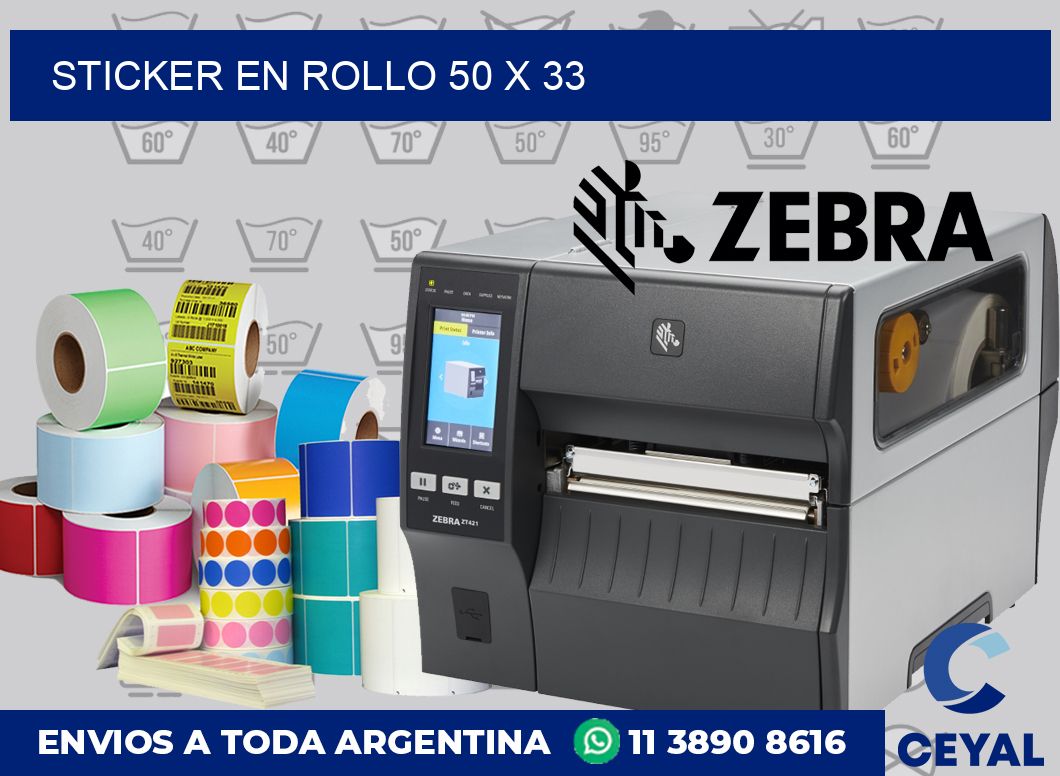 sticker en rollo 50 x 33