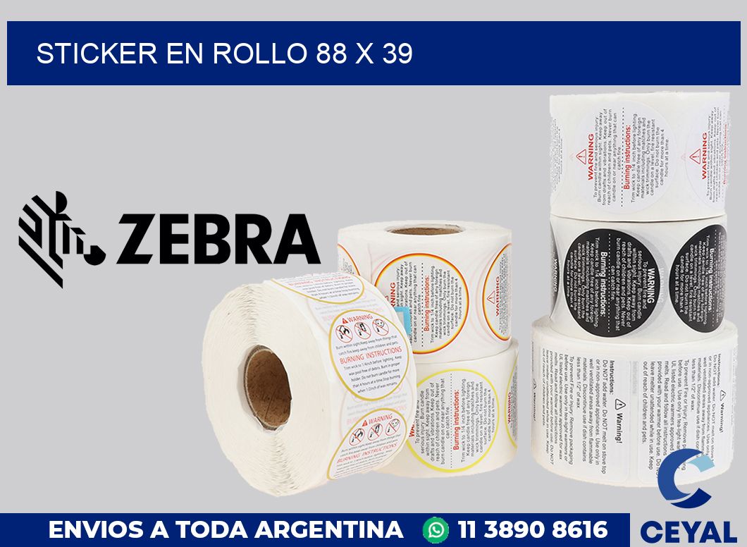sticker en rollo 88 x 39