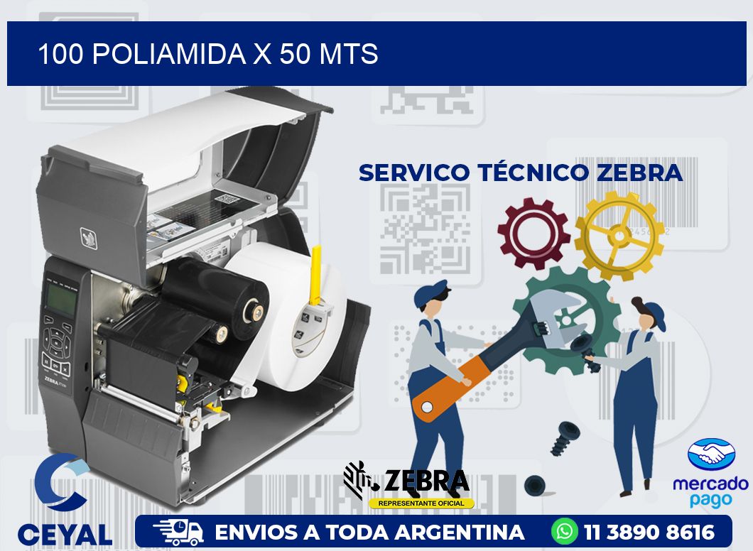 100 POLIAMIDA X 50 MTS