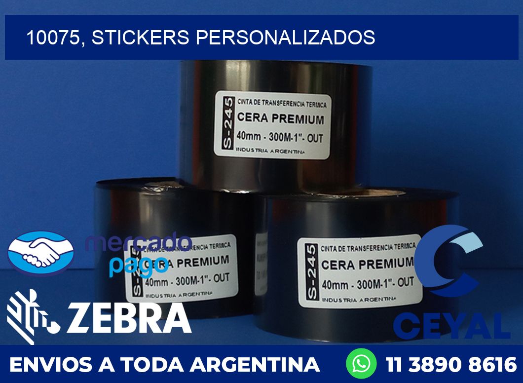10075, stickers personalizados
