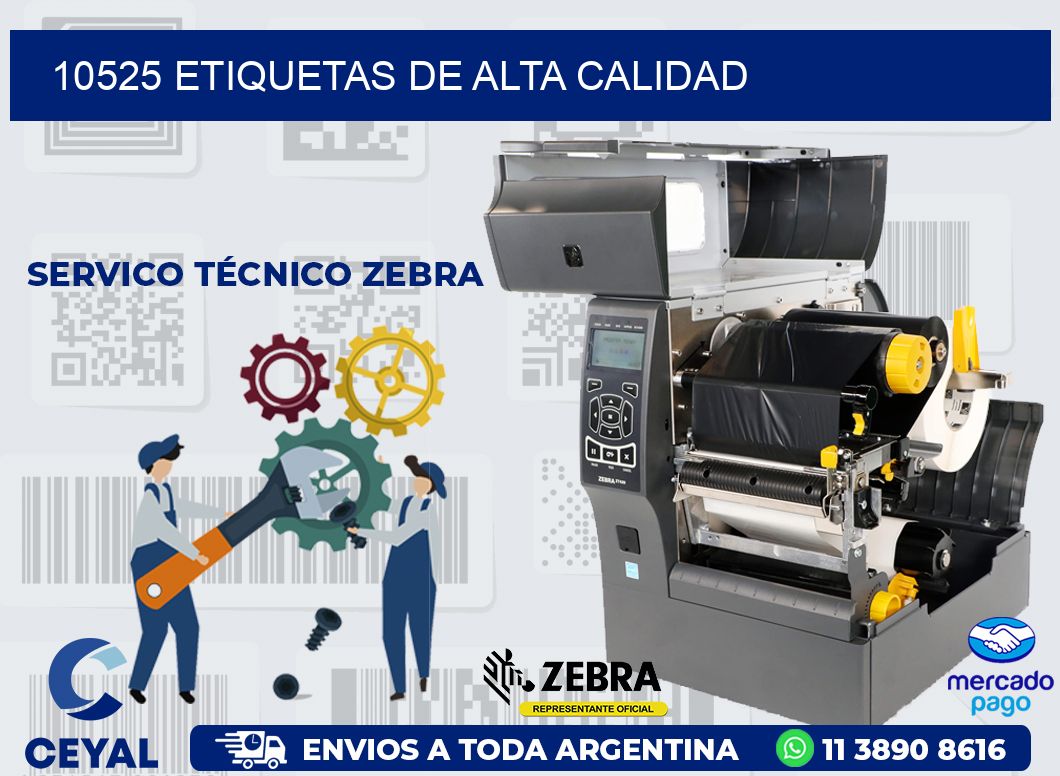 10525 ETIQUETAS DE ALTA CALIDAD