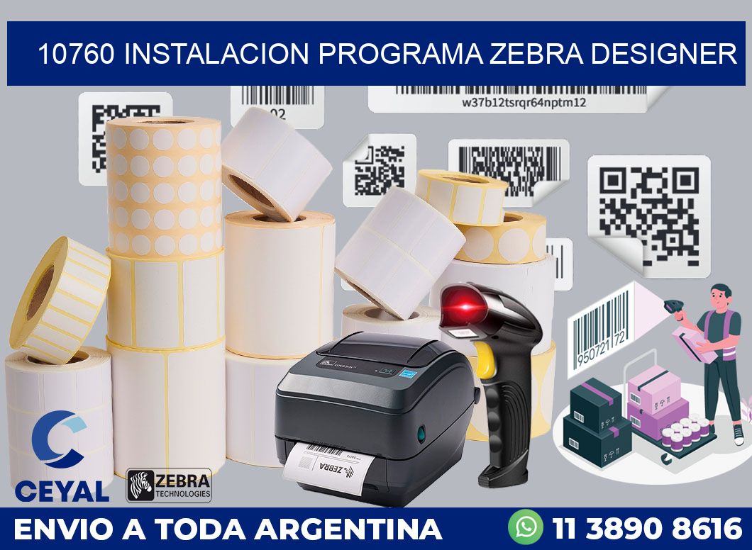 10760 INSTALACION PROGRAMA ZEBRA DESIGNER