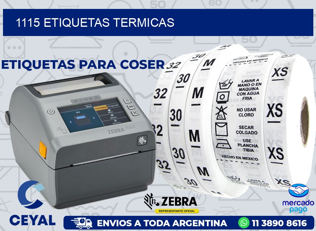 1115 ETIQUETAS TERMICAS
