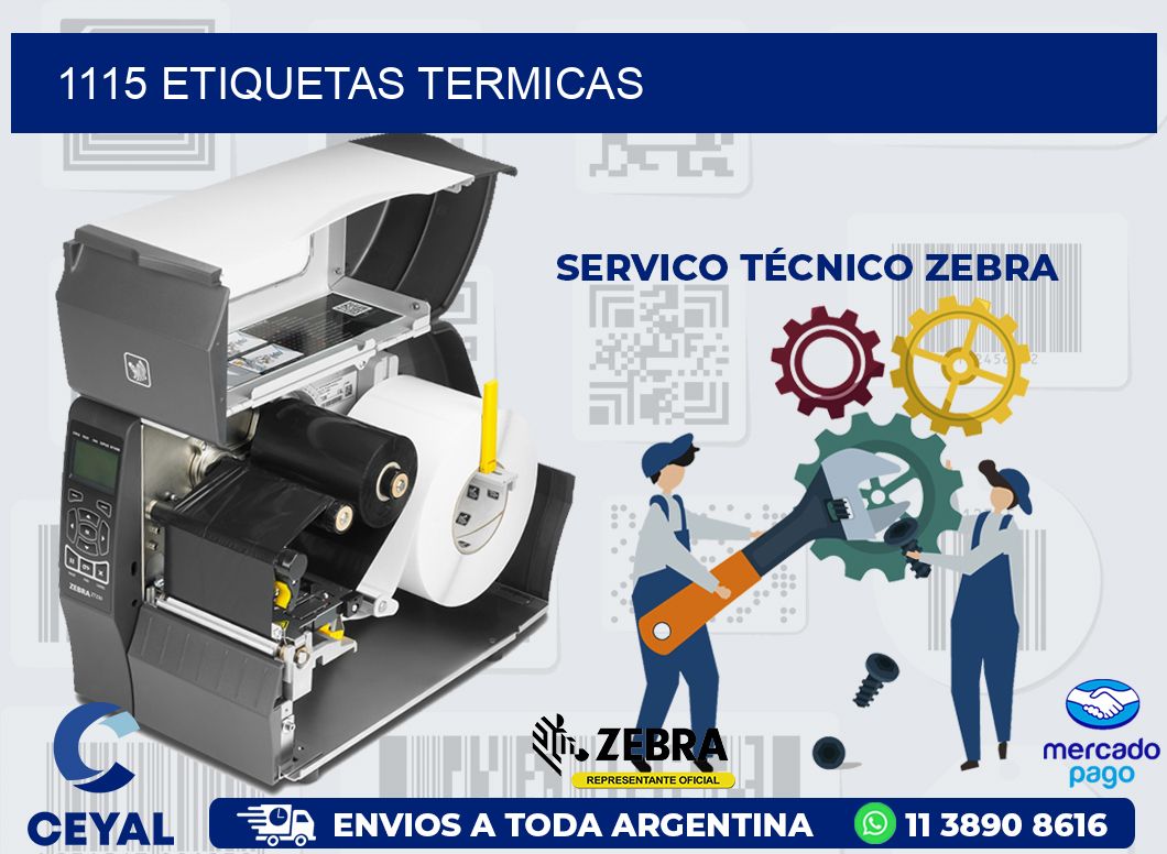 1115 ETIQUETAS TERMICAS